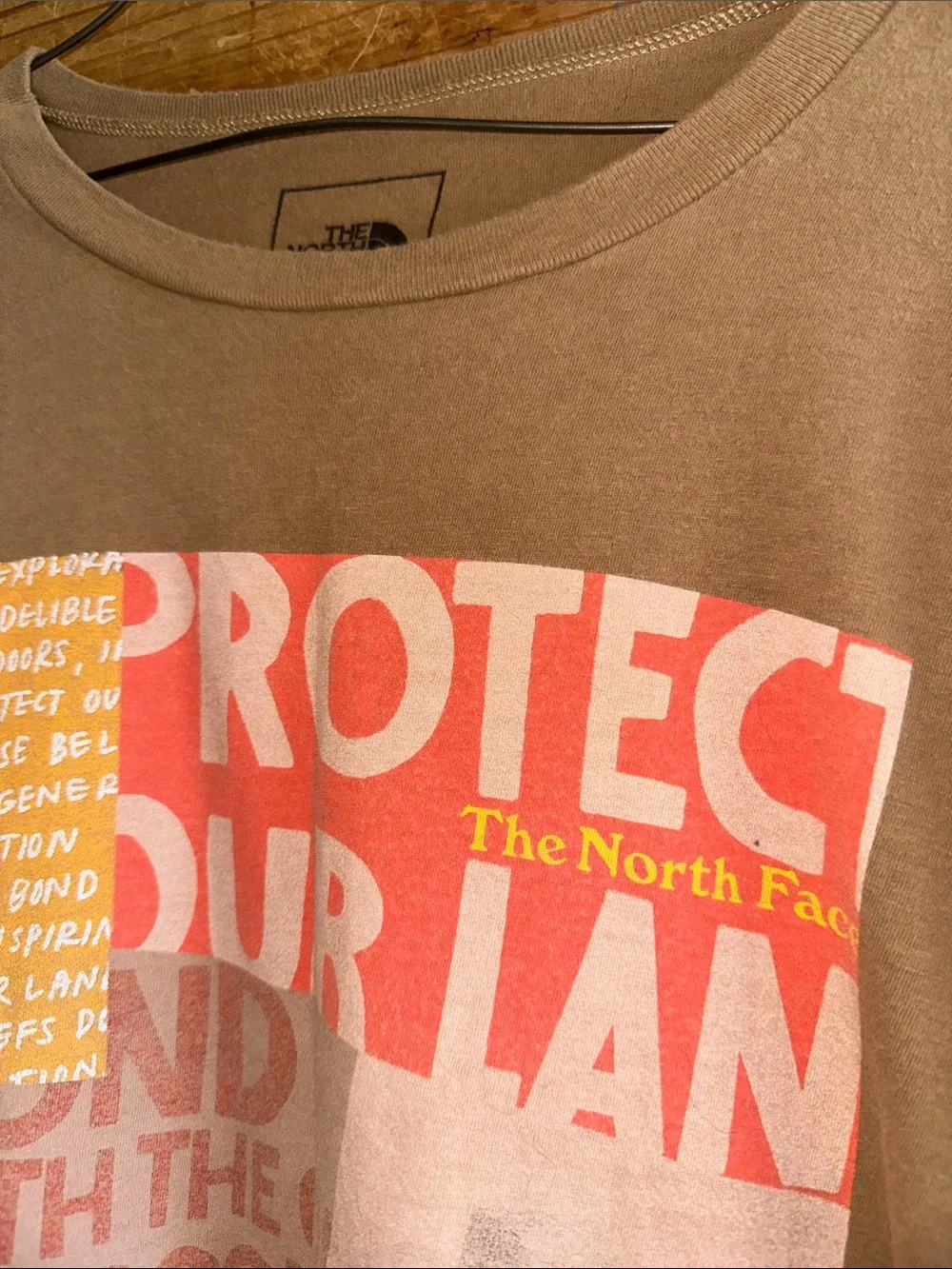 The North Face tan long